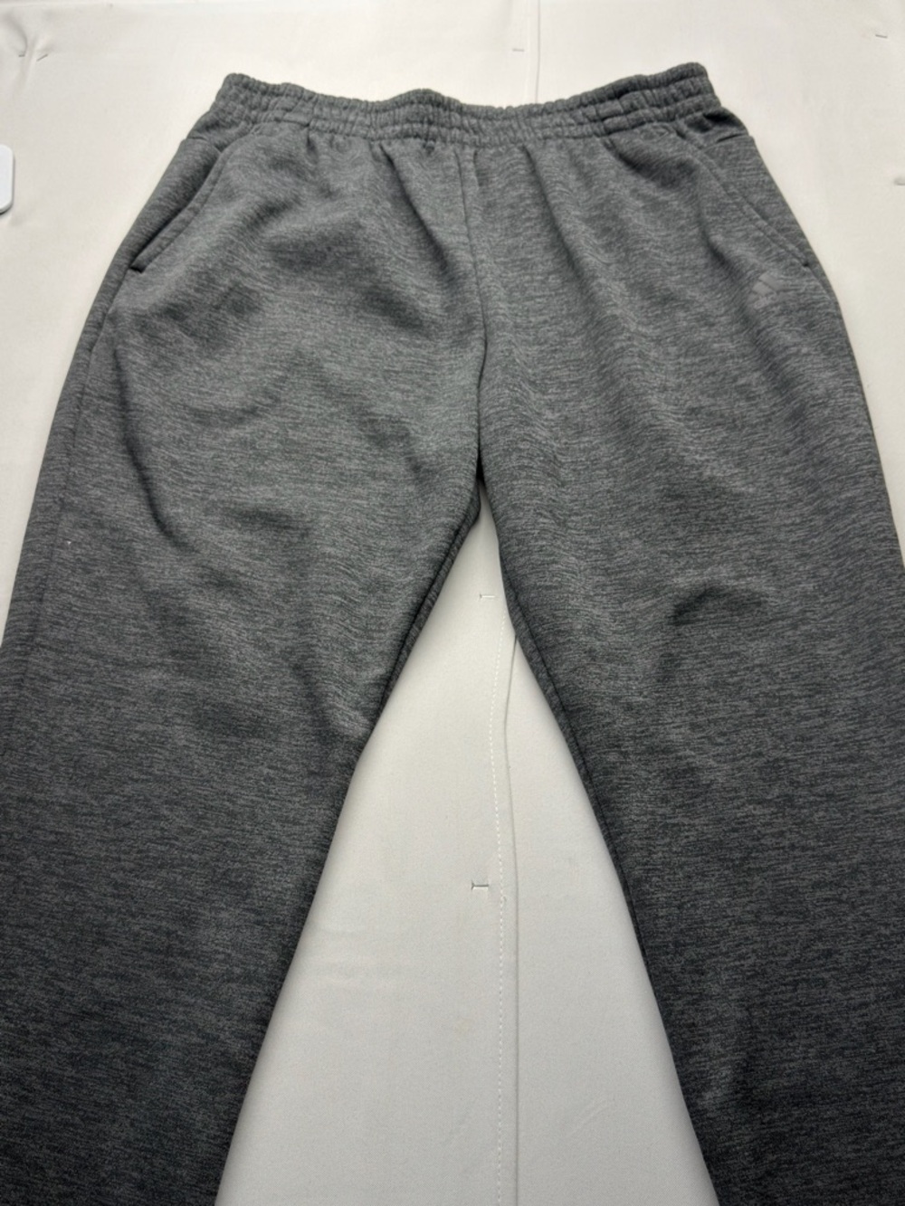 adidas Gray Elastic Waist Jogger Pants